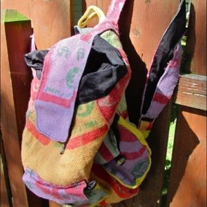 Unique African Canvas BackPack
